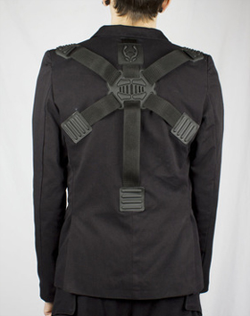 Cyber mens jacket : Alternative fashion