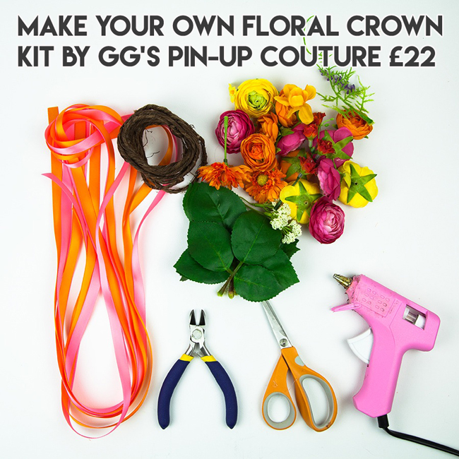 Alternative xmas gifts - Floral crown kit : Alt Fashion