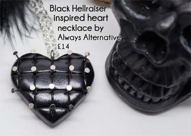 Alternative valentines gift - Hellraiser heart necklace