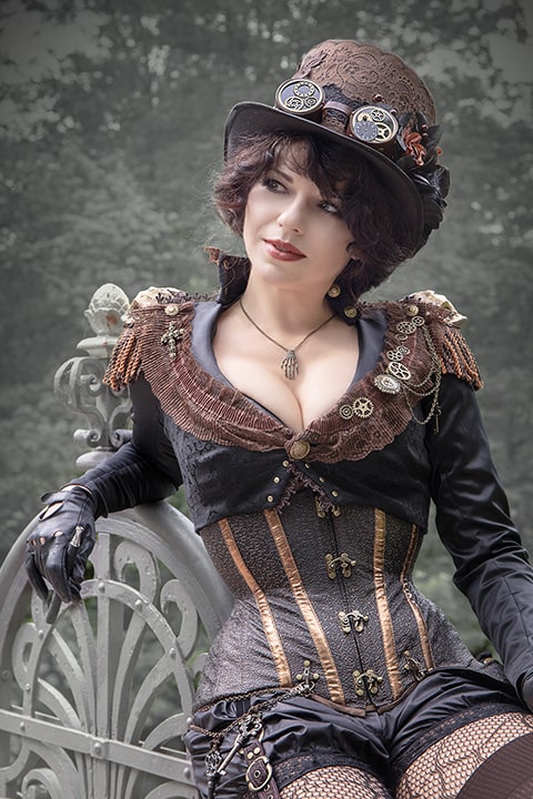 Fashion corset : Steampunk style